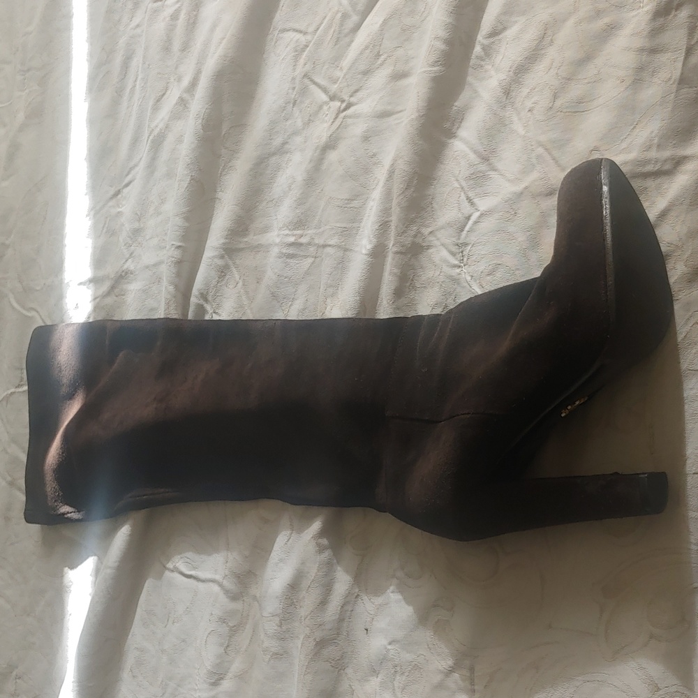 Prada brown suede boot